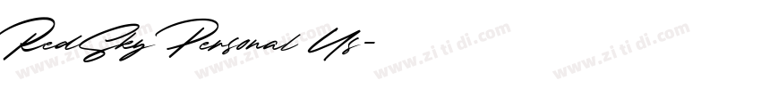 RedSky Personal Us字体转换 RedSky Personal Us字体转换